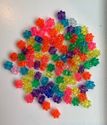 Multi Translucent Starflower Beads