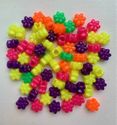 Neon Mix Starflower Beads