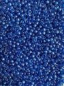Royal Blue Glitter Pony beads