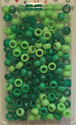 Green Mix Pony Beads