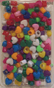 Multicolor Heart Beads