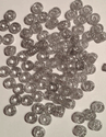 Silver Sparkle Pony Beads